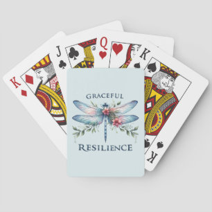 Lichtgeluk - Artistieke Libel Pokerkaarten