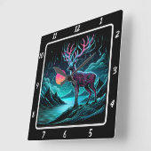 lichtgevend schemerhert vierkante klok (Hoek)