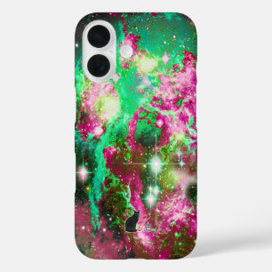 Lichtgevend sterrenveld telefoonhoesje iPhone 16 hoesje