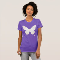 Lichtgevend Vlinder T-Shirt
