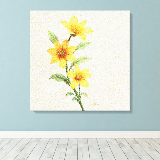 lichtgevend werk canvas afdruk (Insitu (Houten vloer))