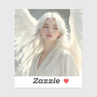 Lichtgevende Beschermer - Engel van Zilveren Dager Sticker