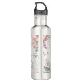 Lichtgevende Bloesems Waterfles (Achterkant)