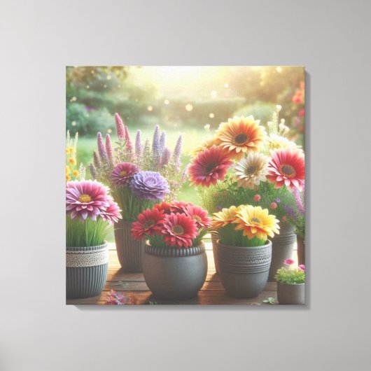 Lichtgevende Bloom Canvas Afdruk (Voorkant)