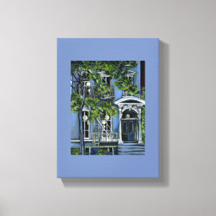 Lichtgevende bollen van binnenuit canvas afdruk