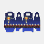 Lichtgevende Diwali Lamp - Favor Box Gable Bedankdoosjes (Uitgevouwen)