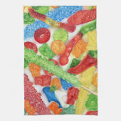 lichtgevende lollies theedoek (Verticaal)