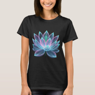 Lichtgevende Lotus: Bloeiende straling T-shirt