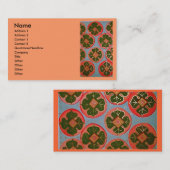 lichtgevende Persimons Visitekaartje (Voorkant / Achterkant)