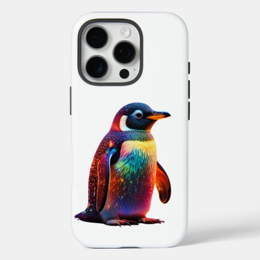 lichtgevende pinguïncharme Case-Mate iPhone case (Achterkant)