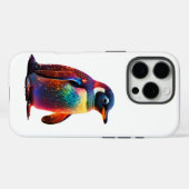 lichtgevende pinguïncharme Case-Mate iPhone case (Achterkant (horizontaal))
