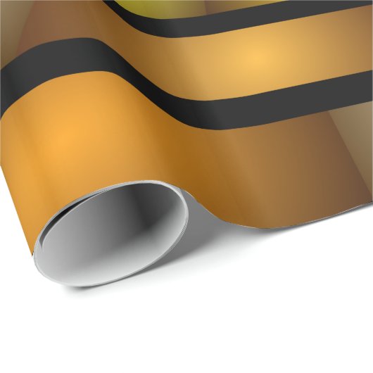 Lichtgevende Tunnel Kleurrijke Trippy Fractal Grap Cadeaupapier (Rol Hoek)