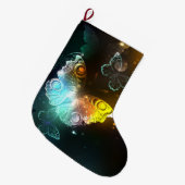 Lichtgevende vlinder en nachtvlinders grote kerstsok (Voorkant (Hangend))