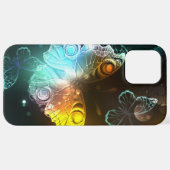 Lichtgevende vlinder en nachtvlinders iPhone hoesje (Achterkant horizontaal)