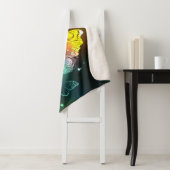 Lichtgevende vlinder en nachtvlinders sherpa deken (In situ)