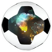 Lichtgevende vlinder en nachtvlinders voetbal (Gedraaid)