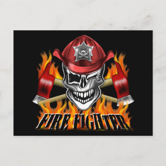 Lichtgewicht schedel- en vlamassen briefkaart