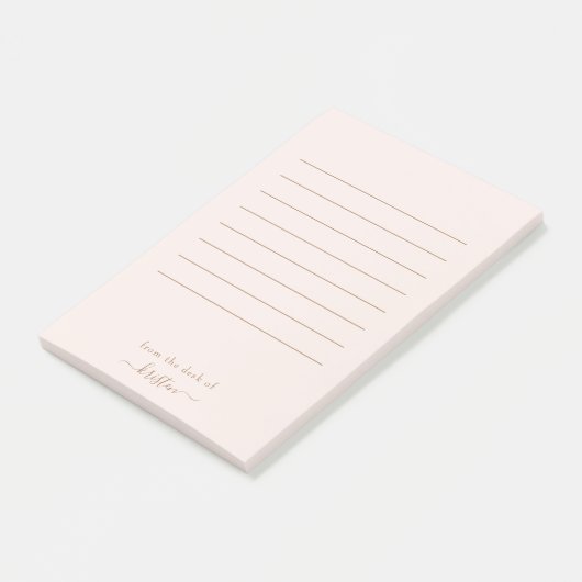 Lichtgewicht van het bureau van Aangepast groot Post-it® Notes (Schuin)