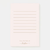 Lichtgewicht van het bureau van Aangepast groot Post-it® Notes (Voorkant)