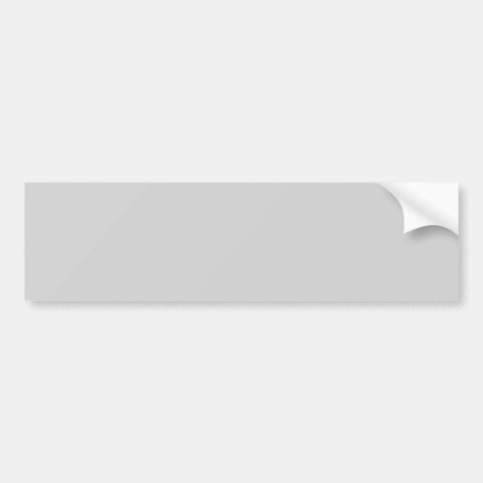 Lichtgrijs Bumpersticker (Voorkant)