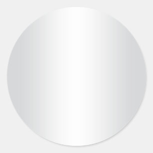 Lichtgrijs en wit verloop Blank Ronde Sticker