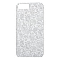 Lichtgrijs Paisley
