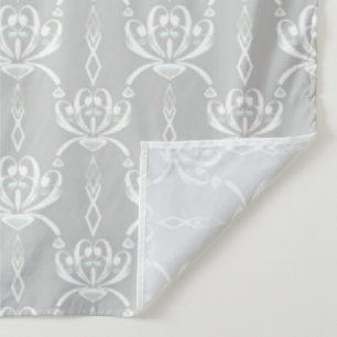 Lichtgrijs wit in art deco stijl. wandkleed