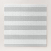 Lichtgrijze en witte strepen legpuzzel (Horizontaal)