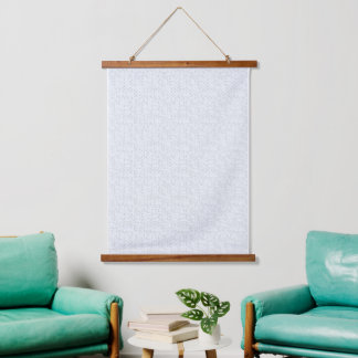 Lichtgrijze geometrische bloem | Moderne zomerpatr Hangend Wandkleed