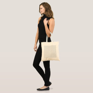 Lichtgrijze geometrische bloem Moderne zomerpatr Tote Bag