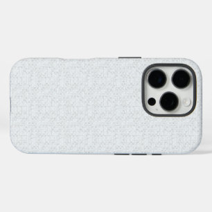 Lichtgrijze geometrische bloempatroon iPhone 16 pro hoesje