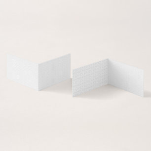 Lichtgrijze geometrische tegelpatroon visitekaartjes
