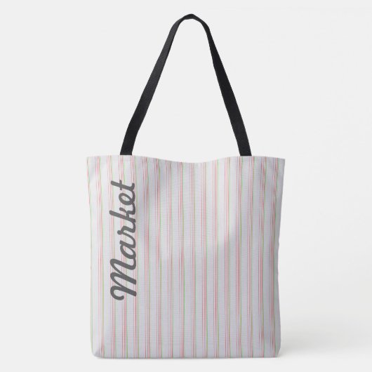 Lichtgrijze markt Tas (Achterkant)