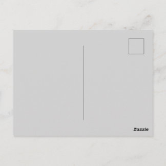 Lichtgrijze postkaart met gepersonaliseerd groeton