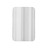 Lichtgrijze strepen badmat (Voorkant Verticaal)