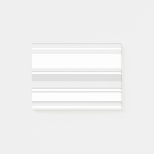 Lichtgrijze strepen post-it® notes (Voorkant)
