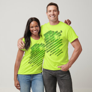 Lichtgroen aardewerk t-shirt