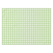 Lichtgroen Pastel Gingham Controleer patroon Tafelkleed (Voorkant (Horizontaal))