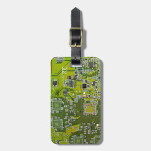 Lichtgroen PCB-printplaatontwerp voor IT-professio Bagagelabel