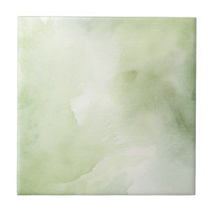 Lichtgroene Aquarel Keuken Badkamer Verbouwing Tegeltje