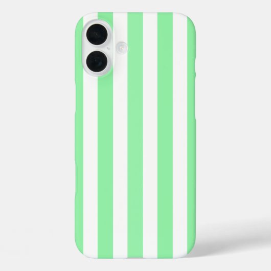 Lichtgroene candy strepen Case-Mate iPhone case (Achterkant)