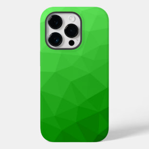 Lichtgroene geometrische mesh heldere patroon Case-Mate iPhone 14 pro hoesje