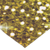 Lichtgroene goudglitters tafelkleed (Gekanteld)