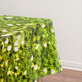 Lichtgroene goudglitters tafelkleed (Voorbeeld)