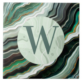 Lichtgroene marmeren Tegel Tegeltje