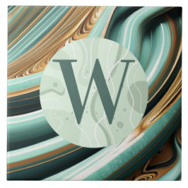 Lichtgroene marmeren Tegel Tegeltje