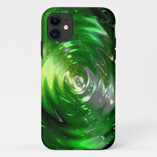 Lichtgroene melkweg Case-Mate iPhone case (Achterkant)
