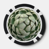 Lichtgroene pokerchip (Achterkant)