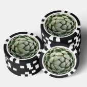 Lichtgroene pokerchip (Opstapeling)