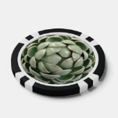 Lichtgroene pokerchip (Enkel)